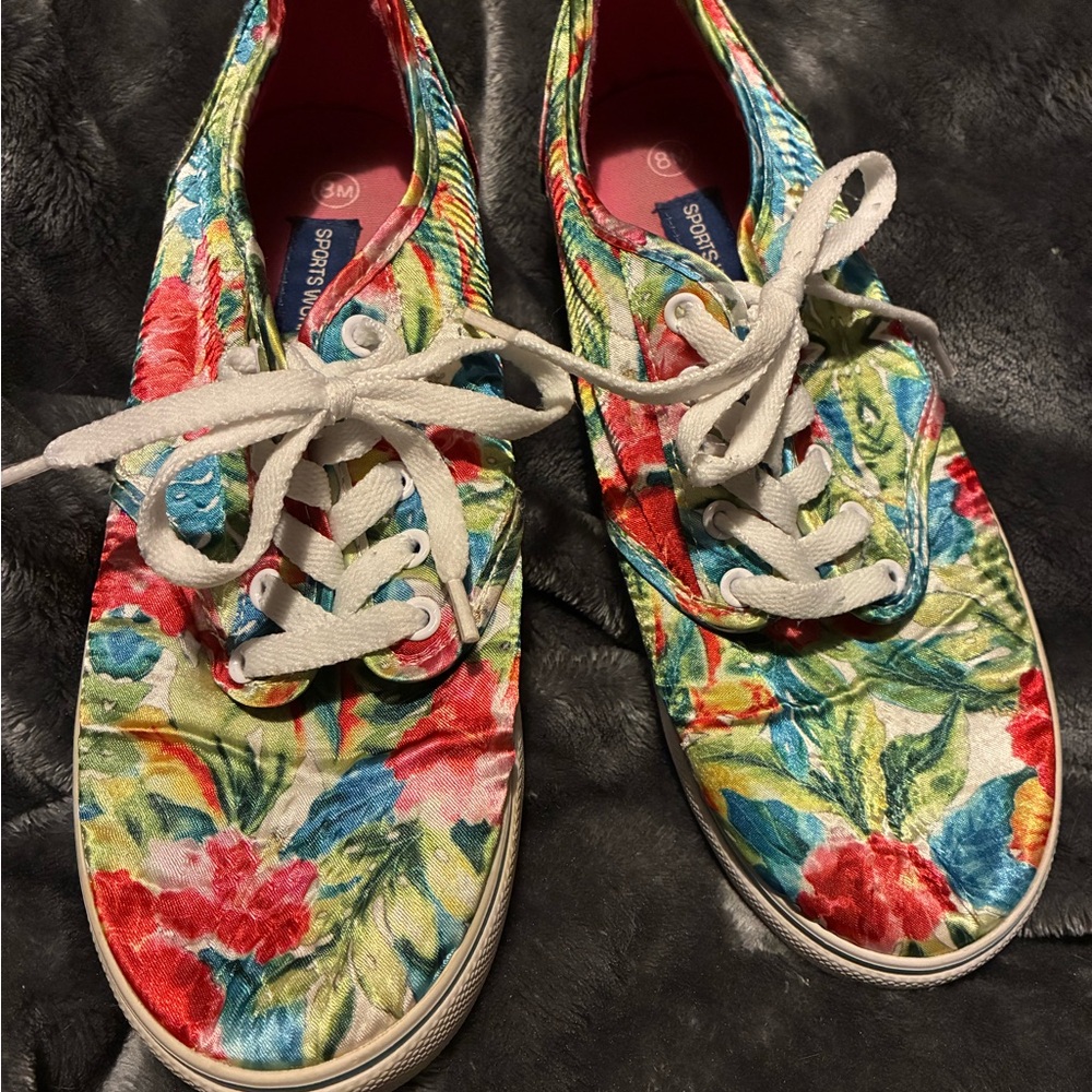 Colorful Floral Women's Sneakers